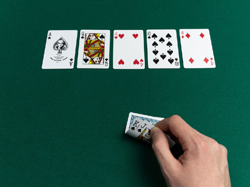 The list of poker hands